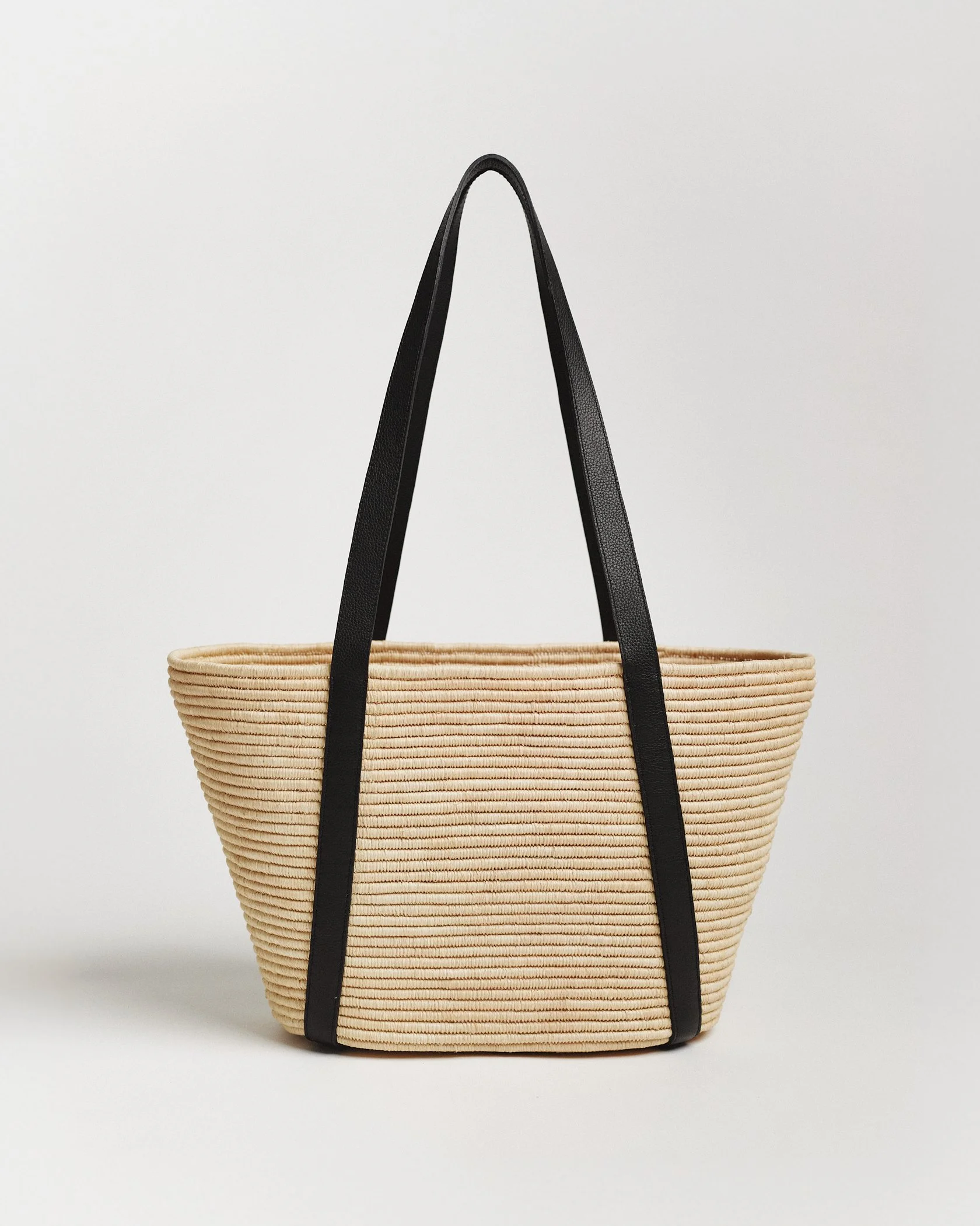 The Market Bask — Luxury Handwoven Raffia Basket Bag | $319 | Bask